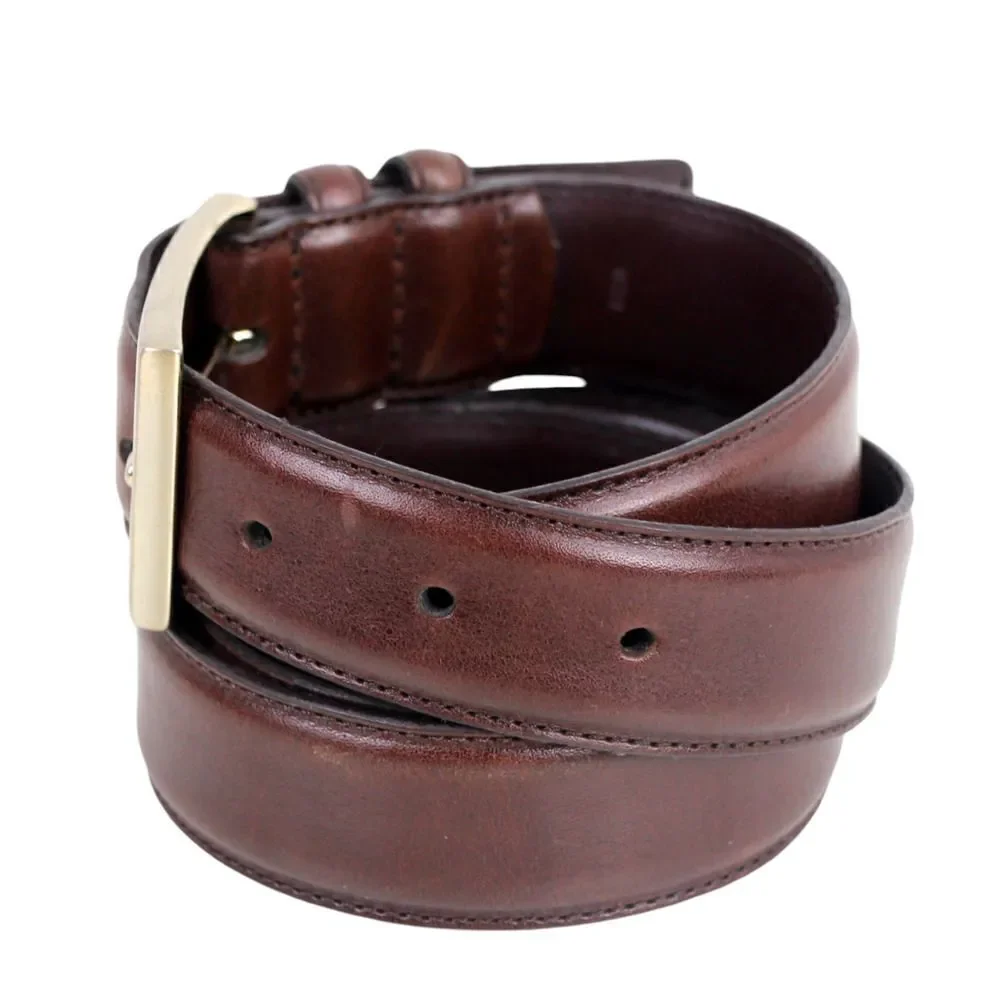 Men's Warehous BROWN GENUINE LEATHER 1 1/4